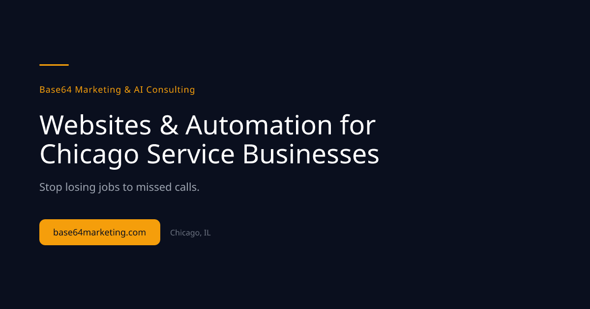 Base64 Marketing & AI Consulting — photo from the business website